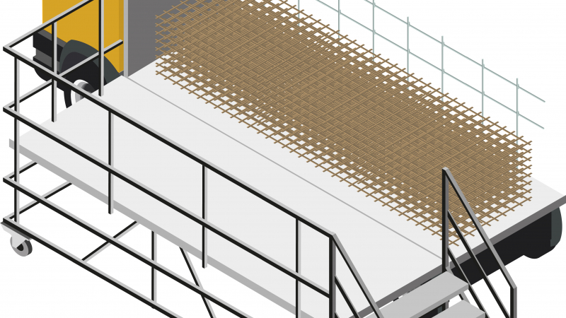 Décharger, stocker et manutentionner les armatures en sécurité sur les chantiers