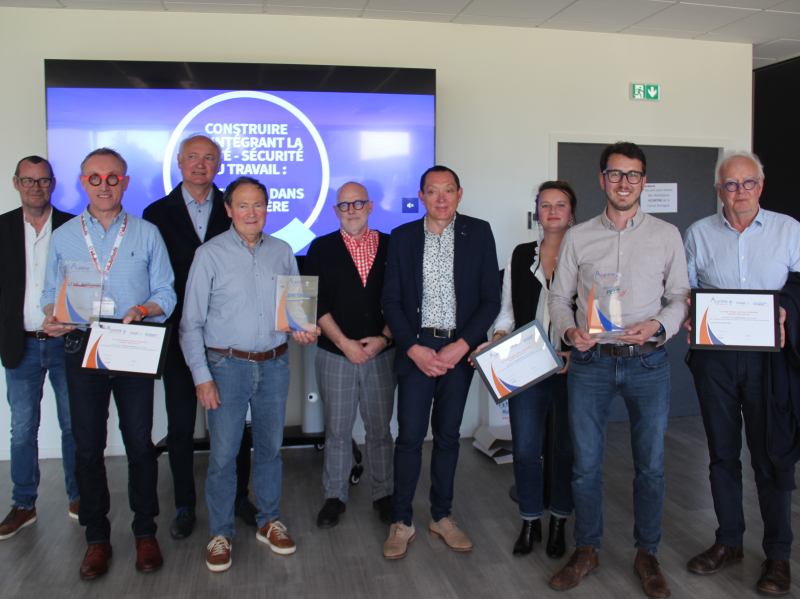 Trois entreprise finistériennes lauréates du prix « Acanthe, bâtir plus sûr »