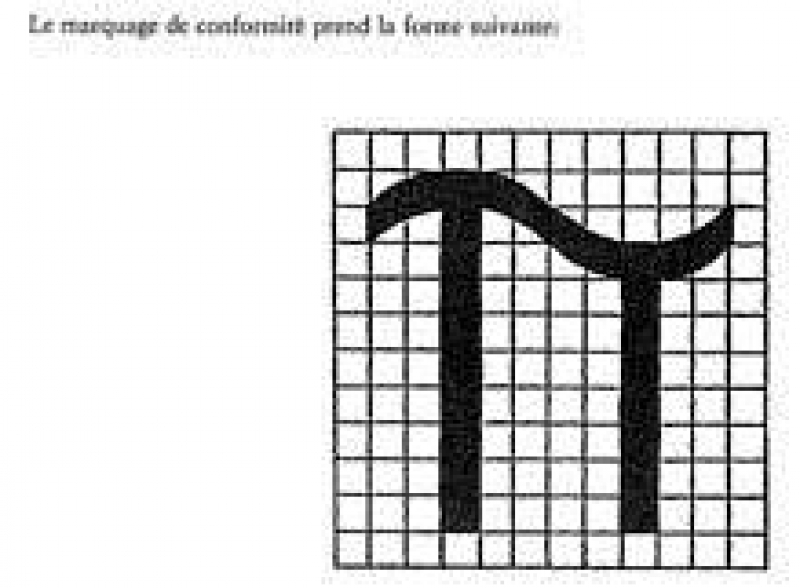 Modèle pour le marquage « π »