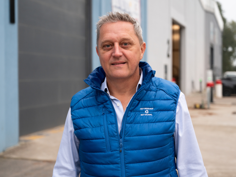 François Gasser, président d'Est Réseaux