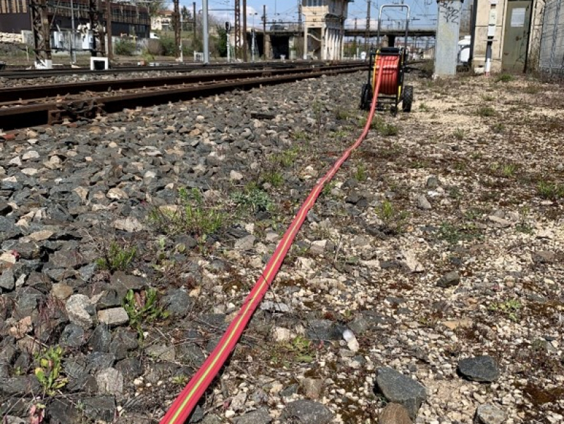 Une ligne de vie lumineuse pour les interventions à proximité de zones dangereuses