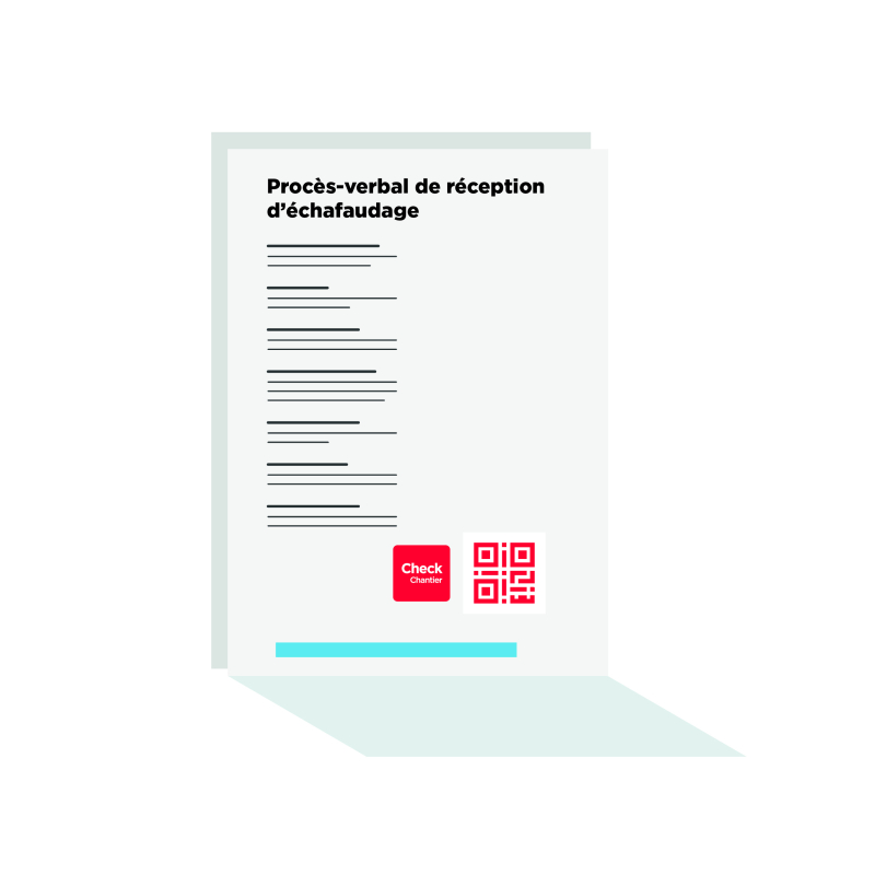 La promotion de l'application « Check chantier » par un loueur d'échafaudage