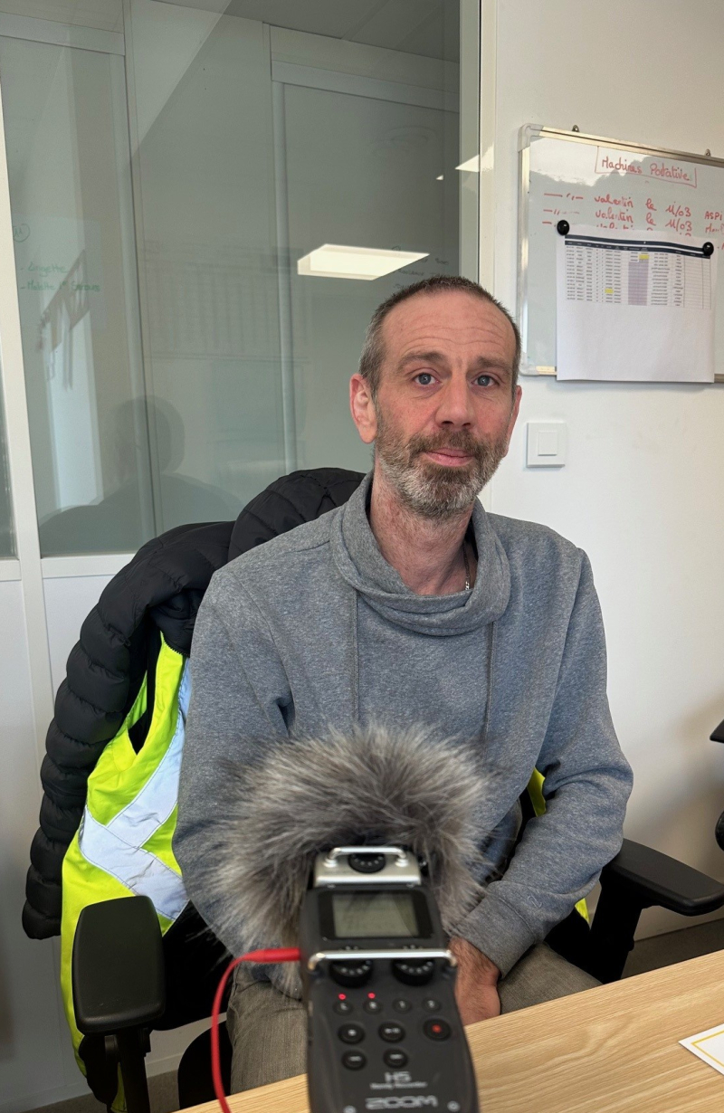 Thierry Bodet, conducteur de travaux