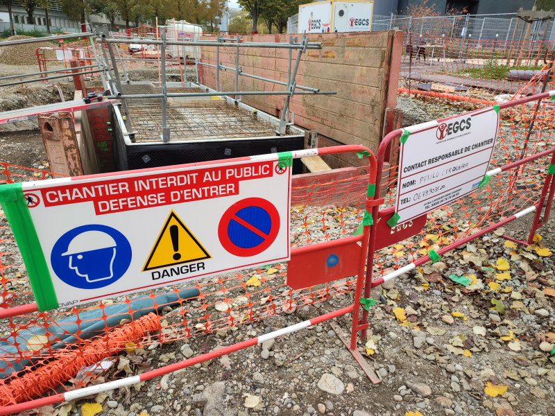 Une signalisation complète pour informer et baliser le chantier 2