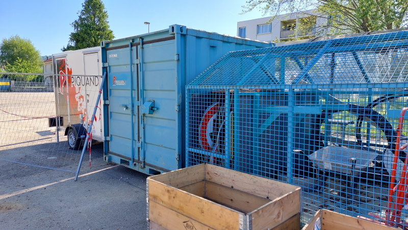 S18103 - Berce Ampli Roll avec Conteneur et Compartiment grillagé