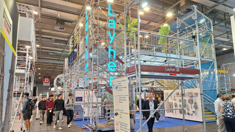 Batimat 2026 - Layher lance plusieurs innovations pour conjuguer productivité et sécurité sur les chantiers