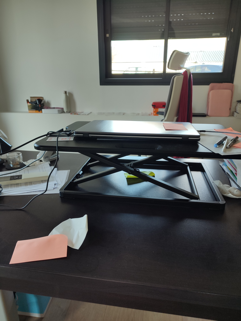 Plateau travail bureau 1