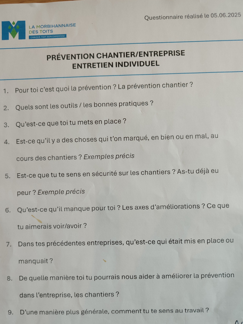 24022026- Questionnaire culture prévention
