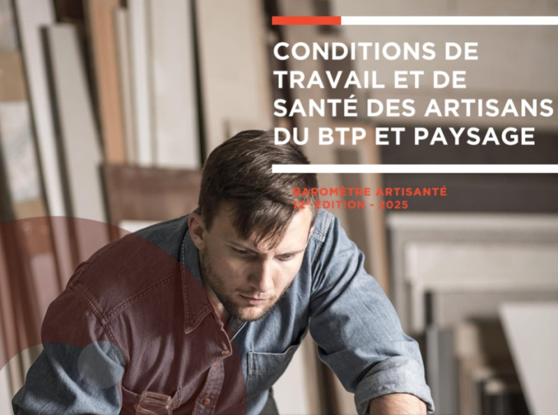 Santé des artisans du BTP&nbsp;: une dégradation préoccupante
