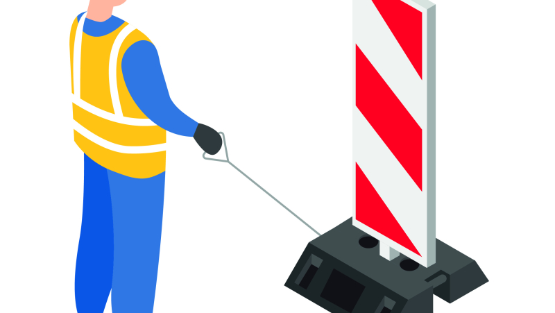 Déplacer les balises d'alignement à l'aide d'un crochet de manutention