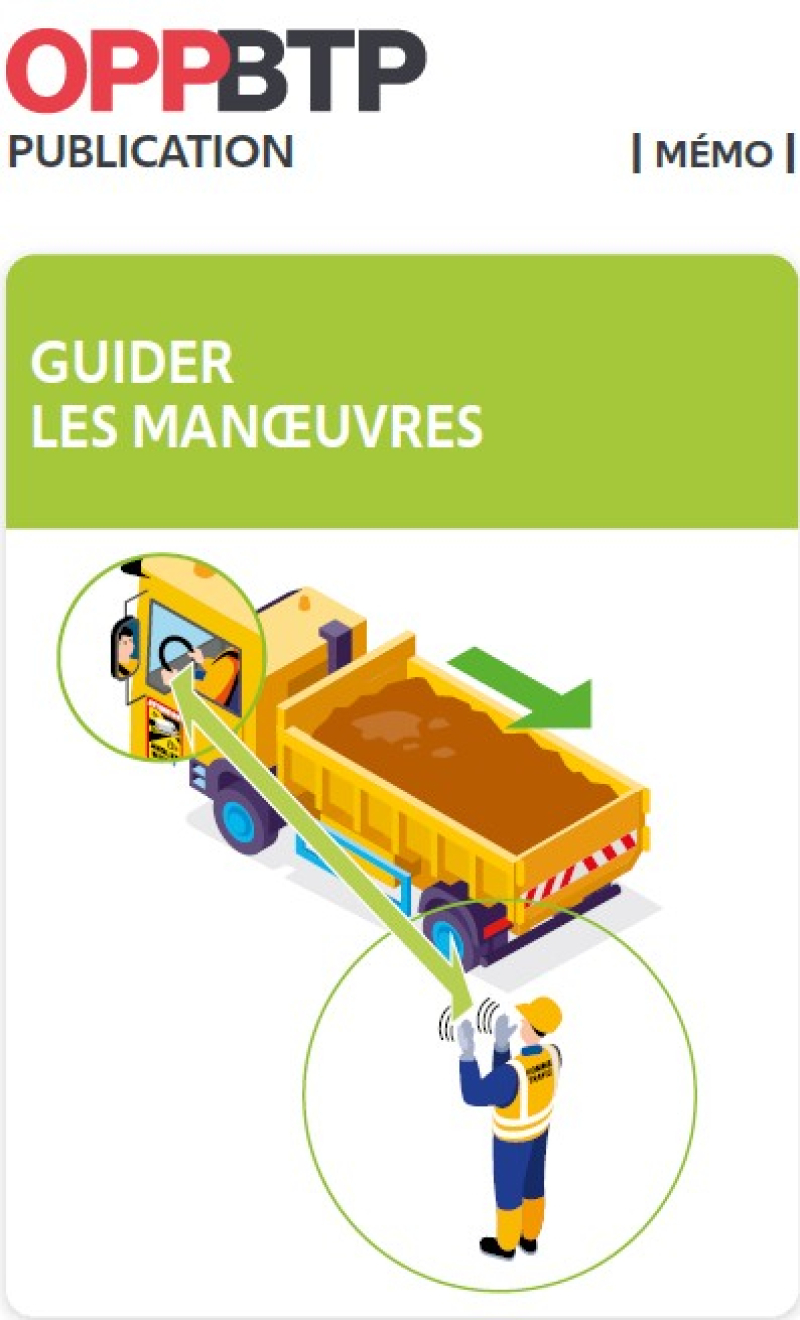 Guider les manœuvres des engins et camions de chantier