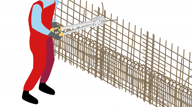 Découper, façonner et assembler les armatures en sécurité sur les chantiers