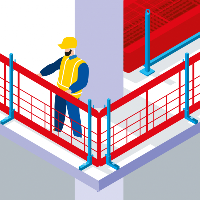 Sécuriser les chantiers avec des garde-corps de type barrière