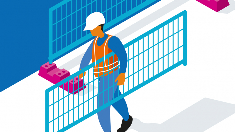 Utiliser des barrières légères en aluminium sur des chantiers hyper-urbains