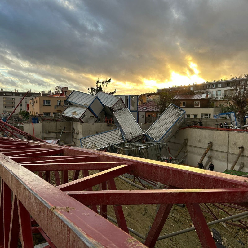 Effondrement de trois grues : rappel des consignes de sécurité en situation de vents violents