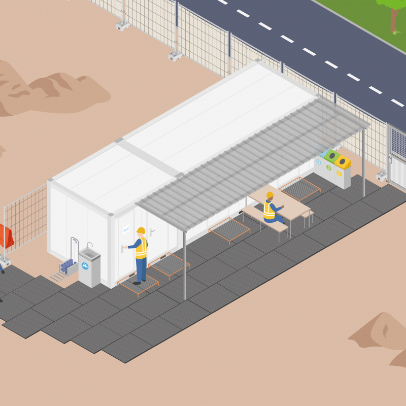 Bien choisir une base vie et/ou une installation d'hygiène pour son chantier