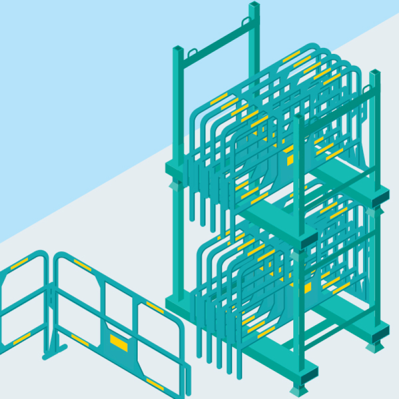 Des barrières de chantier durables et faciles à mettre en place