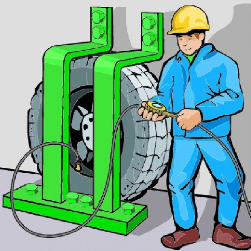 L'importance de la cage de sécurité lors du gonflage des pneus