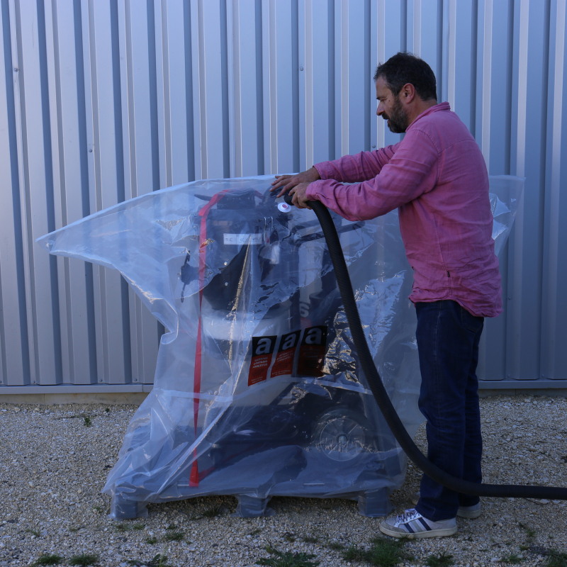 Une caisse étanche pour le transport des matériels contaminés