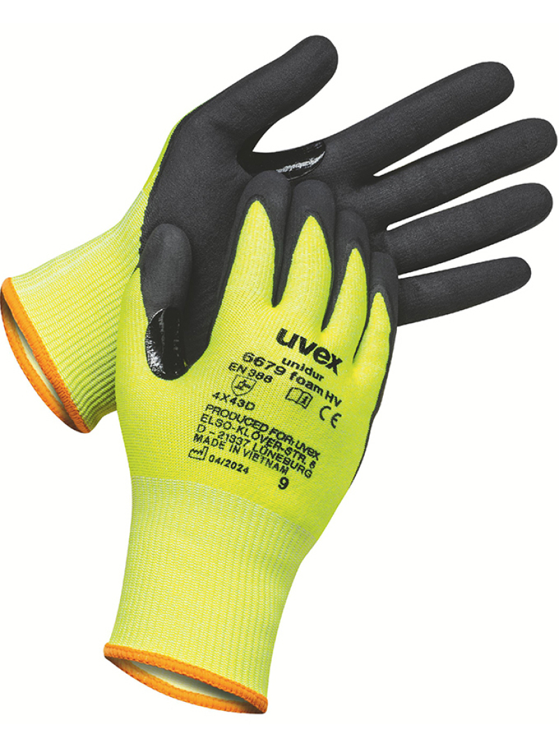 Uvex Bamboo TwinFlex D Xg 6009006 Gants De Protection Contre Les Coupures Taille: 6 EN