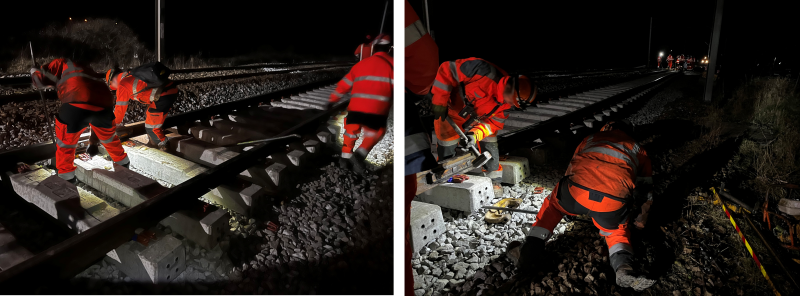 Vérification des clips et coup de masse