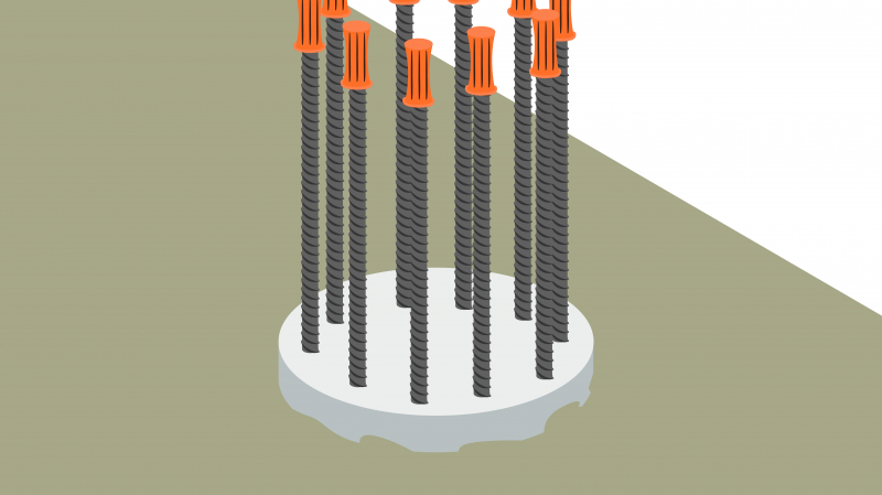 Recépage de pieux en béton