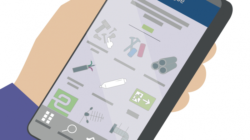 Faciliter les commandes du matériel courant sur un chantier grâce à une application interne