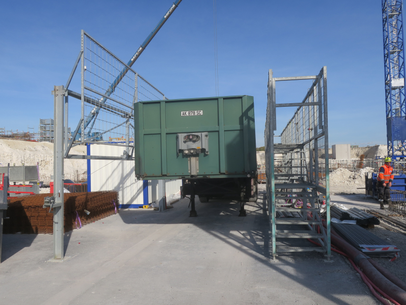 quai de déchargement