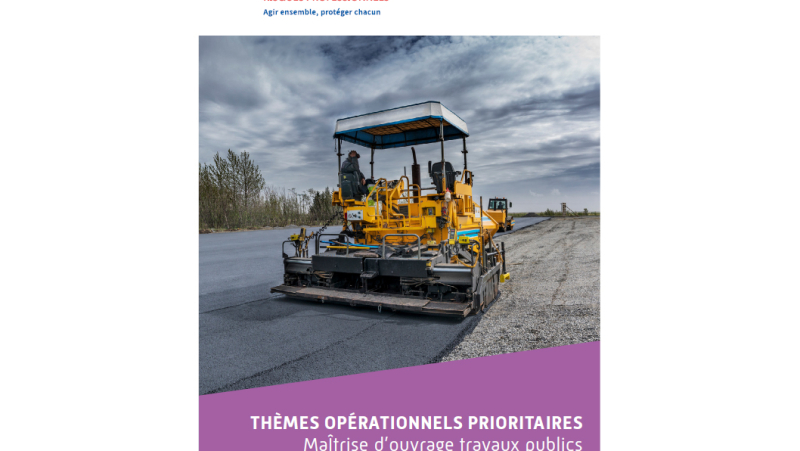 Risques dans les travaux publics : un document TOP pour sensibiliser les maîtres d’ouvrages