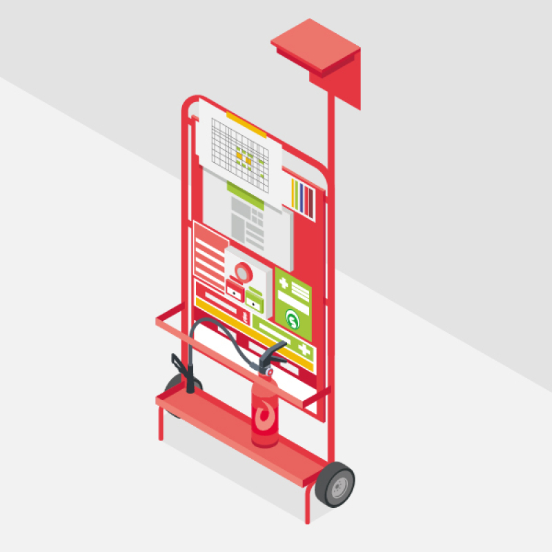 Déclencher rapidement l’alarme sur chantier grâce à un totem mobile