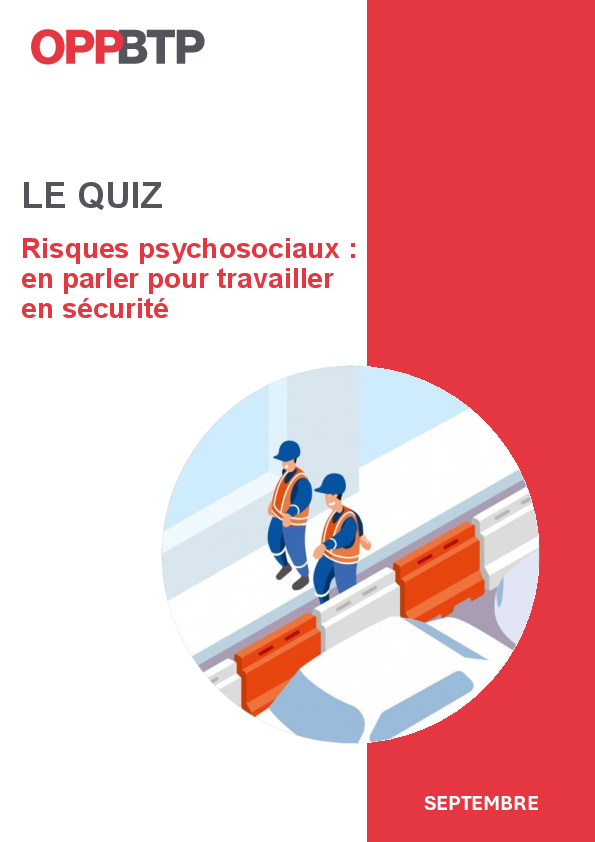Quiz risques psychosociaux - Kit d'animation sécurité