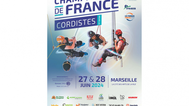 Le onzième championnat de France des cordistes aura lieu à Marseille