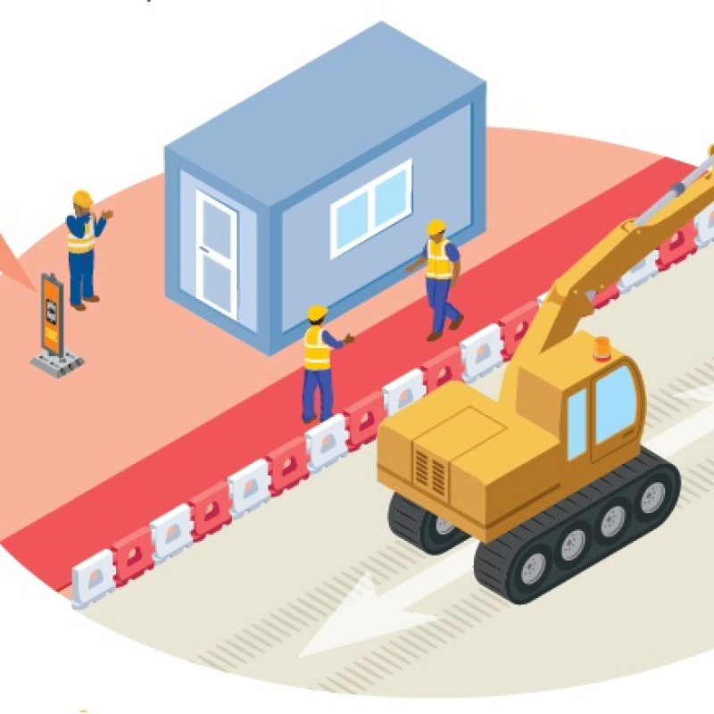 Heurt engin-piéton : 5 réflexes à adopter pour les prévenir