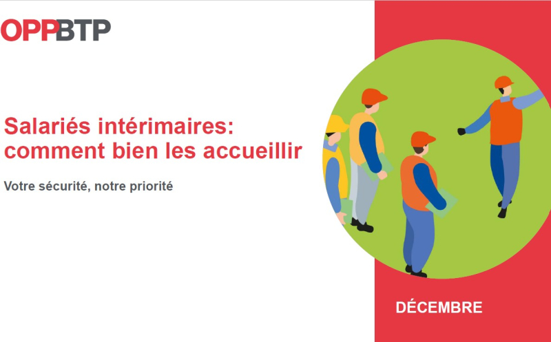 Support d'animation pour sensibiliser vos compagnons sur l'accueil des intérimaires - Kit animation sécurité