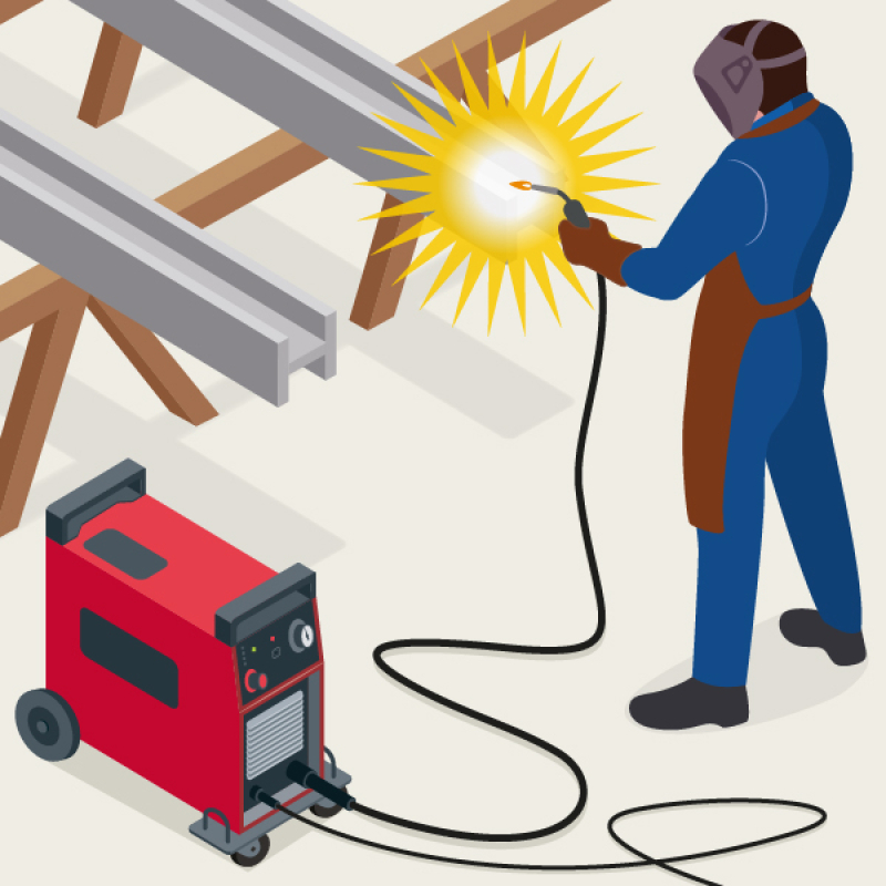 Optimiser et sécuriser le travail sur acier avec un découpeur à plasma déplaçable sur chantier