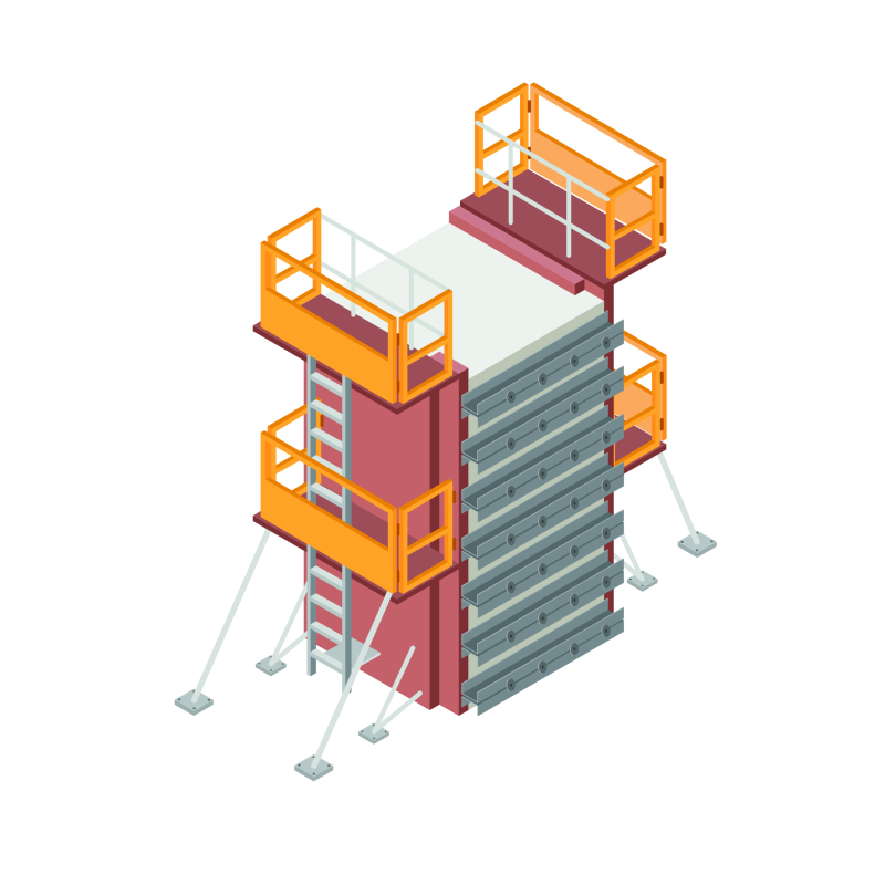 Faciliter la réalisation de murs épais avec des pièces d'about de voile sur mesure