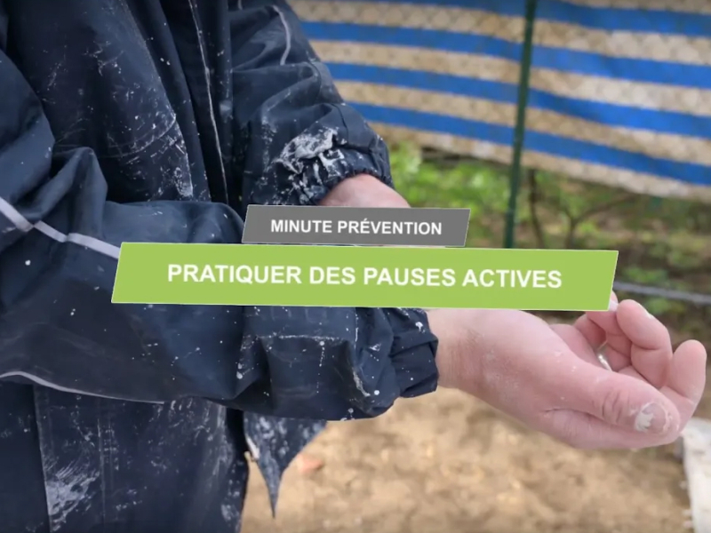 Je pratique des pauses actives