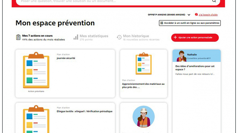 « Mon espace prévention », un nouvel outil pour piloter la prévention de l'entreprise