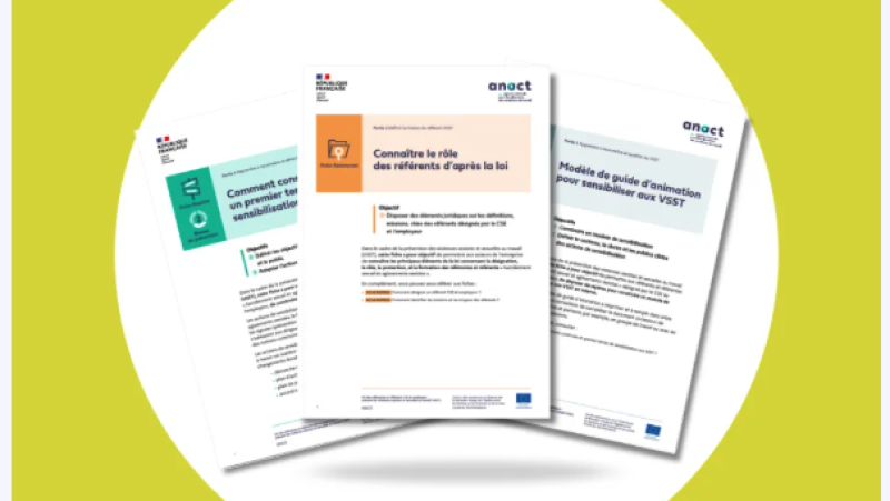 Violences sexistes et sexuelles au travail : un kit prévention de l'Anact à destination des référents CSE et employeur