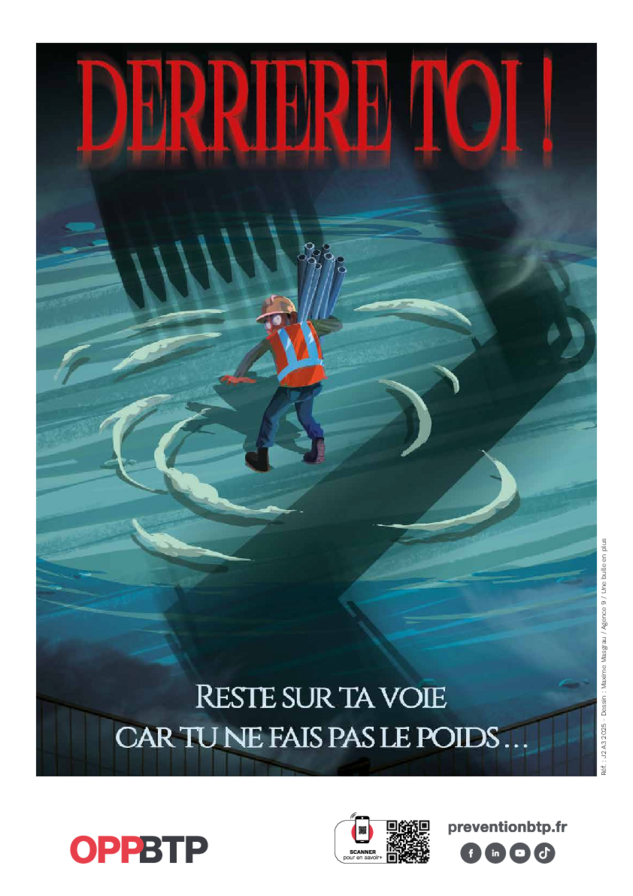 Derrière toi, reste sur ta voie car tu ne fais pas le poids