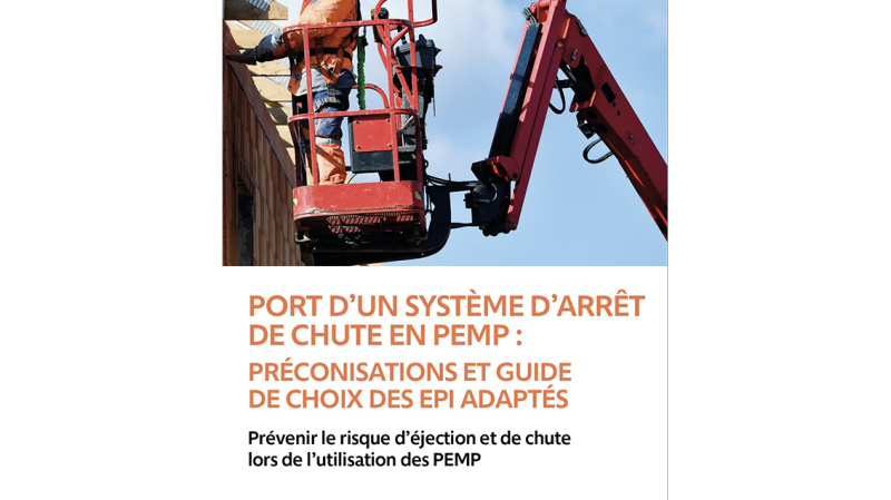 Port d’un système d’arrêt de chute en PEMP : sortie du guide de préconisations et de choix des EPI