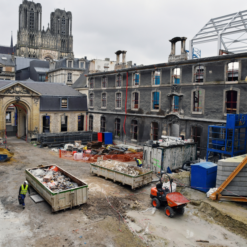 Restauration du musée des Beaux-arts de Reims : de la technicité à tous les niveaux