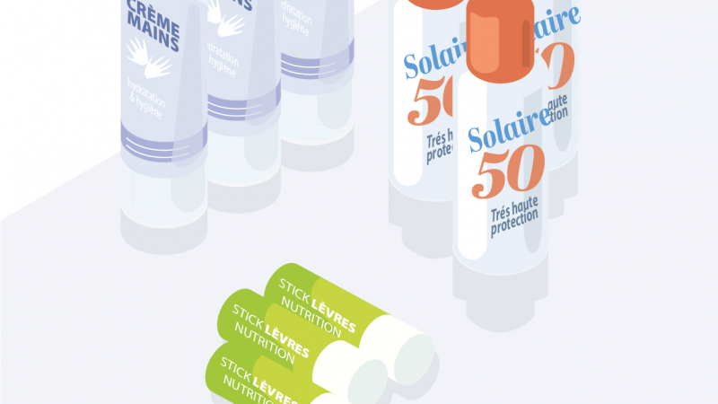 Kit de protection solaire pour travaux extérieurs