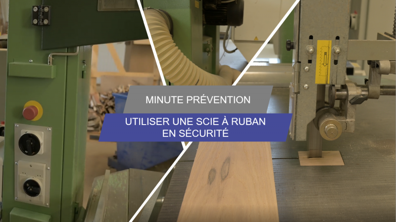 utiliser une scie à ruban