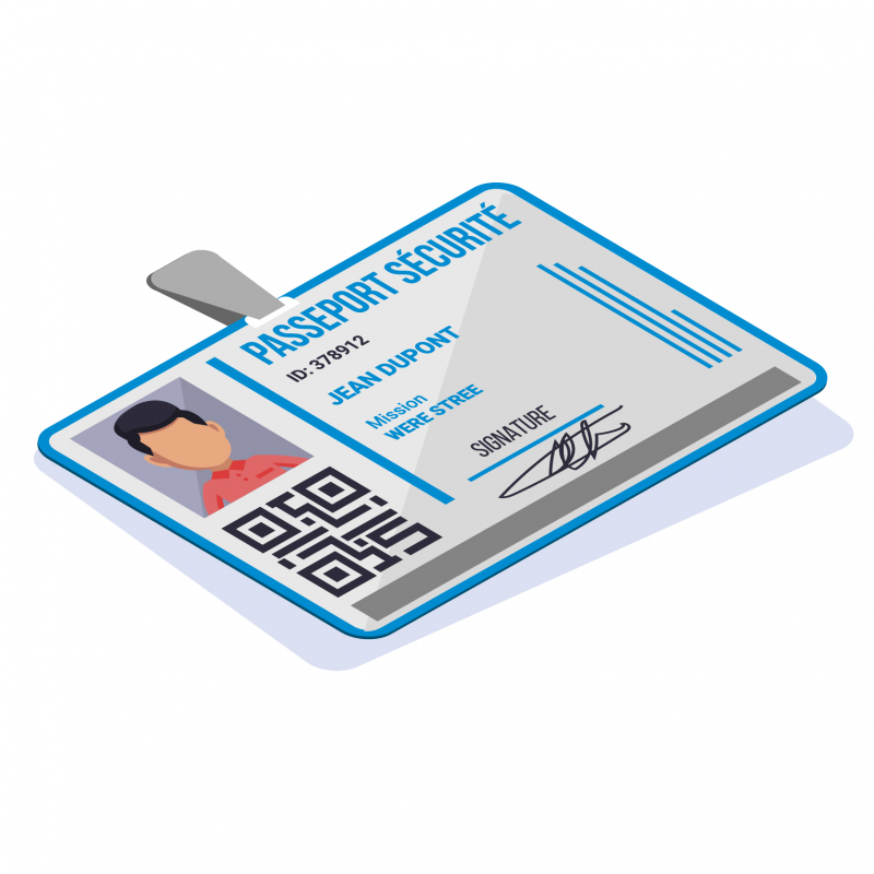 Identifier les compétences et les formations sécurité des salariés grâce à une carte nominative avec QR code
