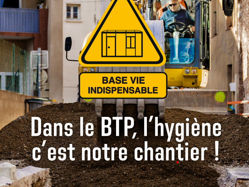 Une campagne pour améliorer l’hygiène sur les chantiers du BTP