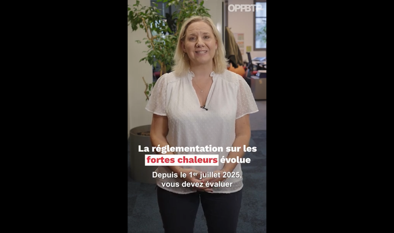Réglementation fortes chaleurs sur les chantiers