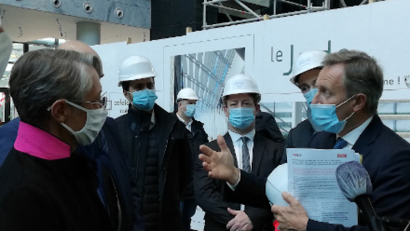 Covid-19 : le groupe Rougnon présente la mise en œuvre du guide de l’OPPBTP contre l’épidémie à Elisabeth Borne