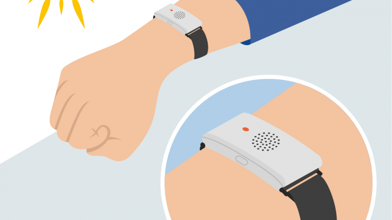 Un bracelet intelligent pour prévenir les coups de chaleur sur les chantiers