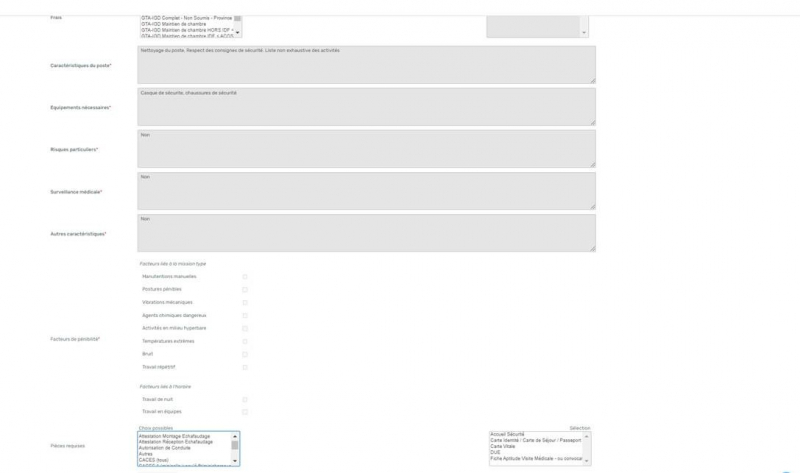 Logiciel de gestion des intérimaires